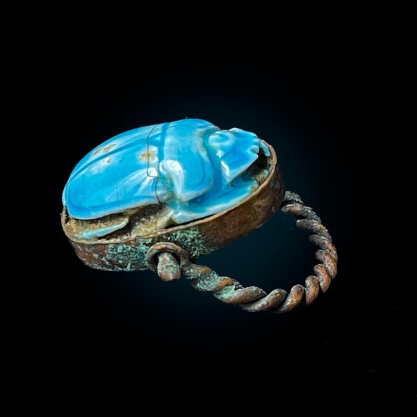 Ancient Egyptian scarab ring, Egyptian rings, Hand made Scarab ring.