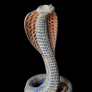 Ancient Egyptian Uraeus cobra statue, snake gifts for Snakes lovers