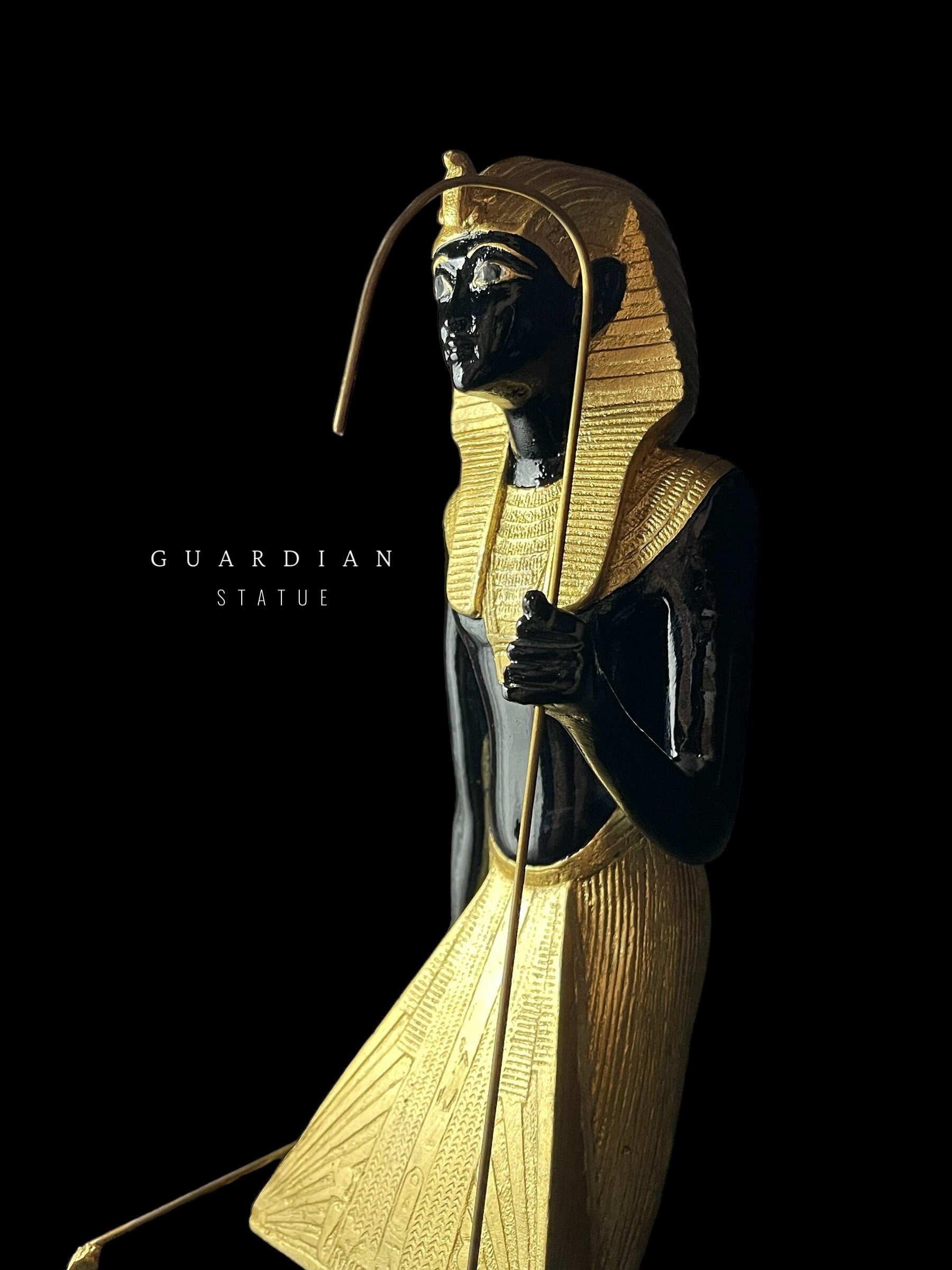 ツタンカーメン王の守護神KA石像 - エジプト博物館レプリカ