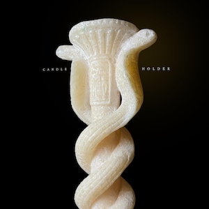 Ancient Egyptian Uraeus cobra candle holder style, snake gifts for Snakes lovers