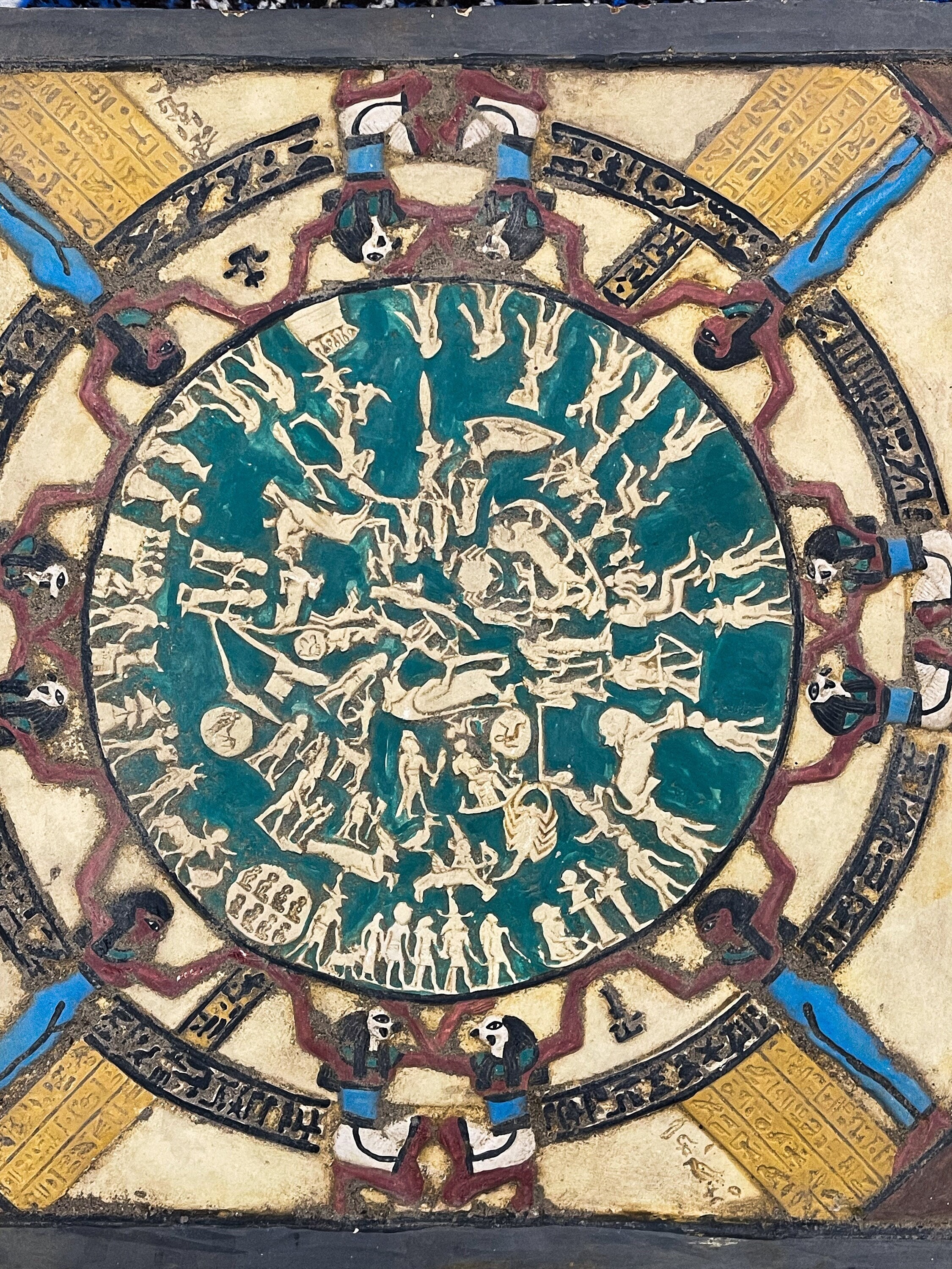 エジプトのデンデラの壁のシンボル、デンデラの星座 - レプリカ