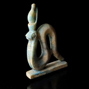 Ancient Egyptian Uraeus cobra statue, snake gifts for Snakes lovers