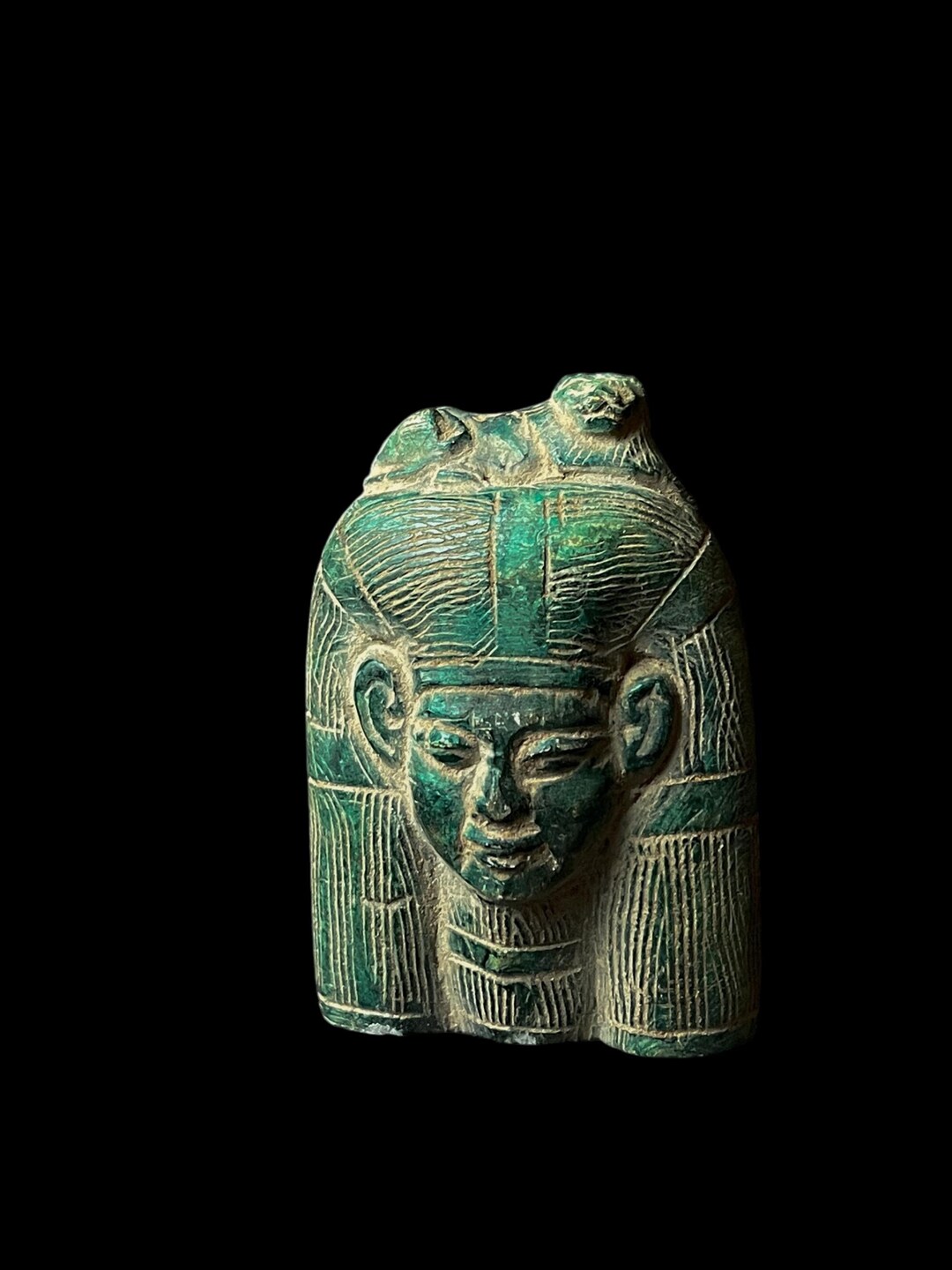 Egyptian Goddess Sekhmet Protecting Hathor Statue - Etsy