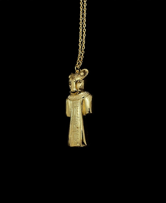 Goddess Sekhmet Pectoral - Sekhmet pendant neckla… - image 2