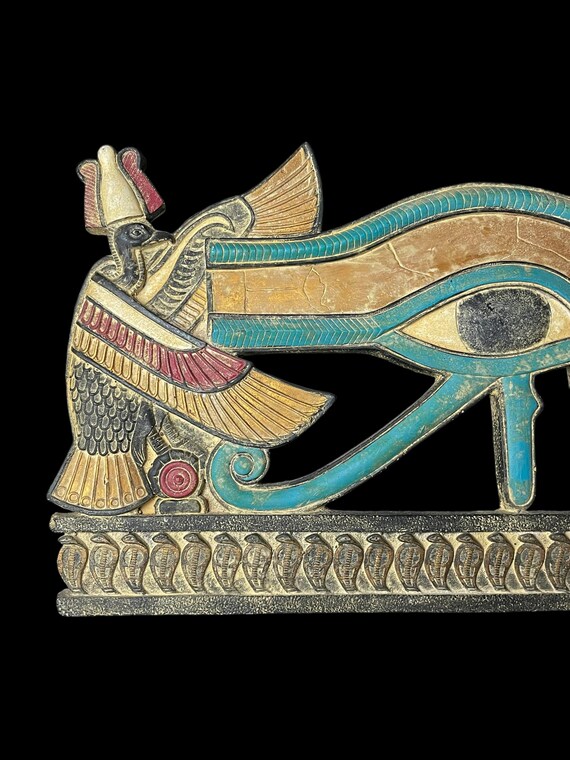エジプトのホルスの目の石壁掛け - 古代の装飾 - Etsy 日本