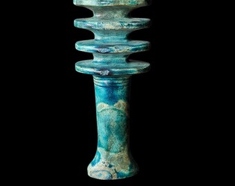 Egyptian Djed Amulet: Osiris Pillar Replica