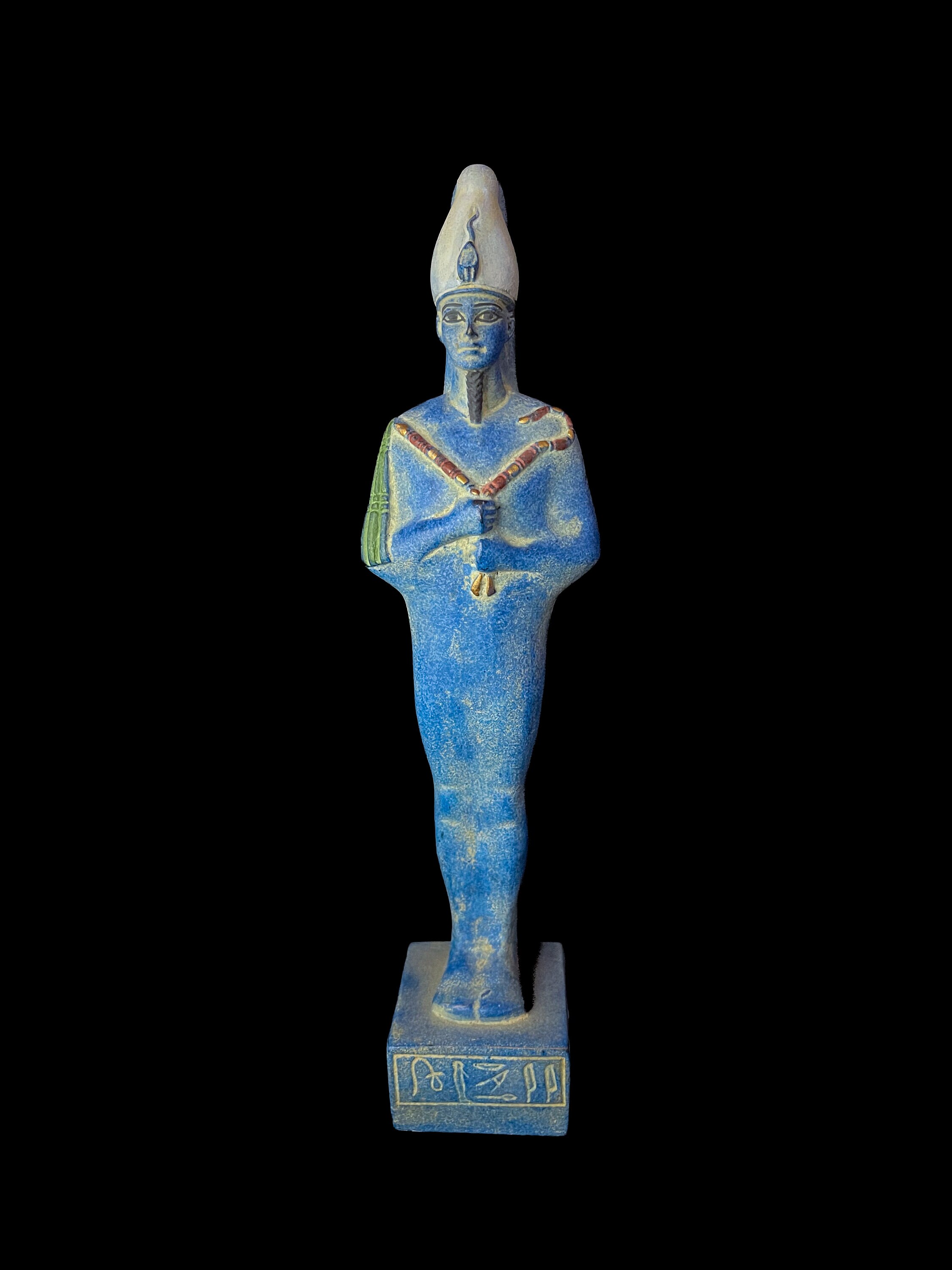 Orisis Color Basalt Egyptian God Osiris Statue: Natural Colors - Etsy
