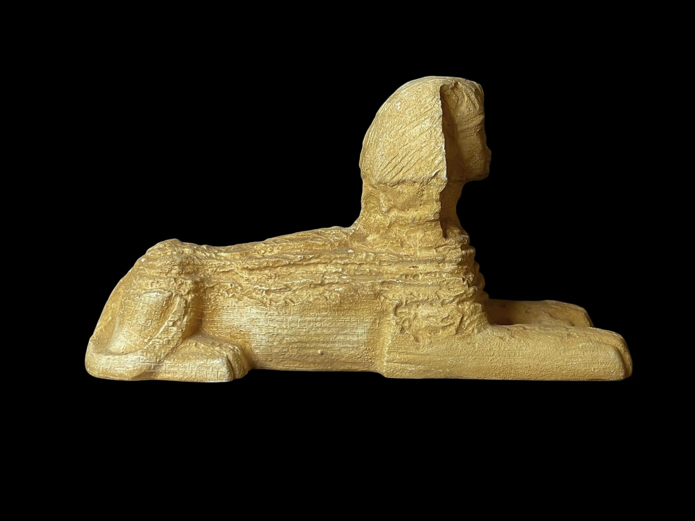 Egyptian Sphinx Replica Statue Made of Stone, Sphinx Statuette. - Etsy