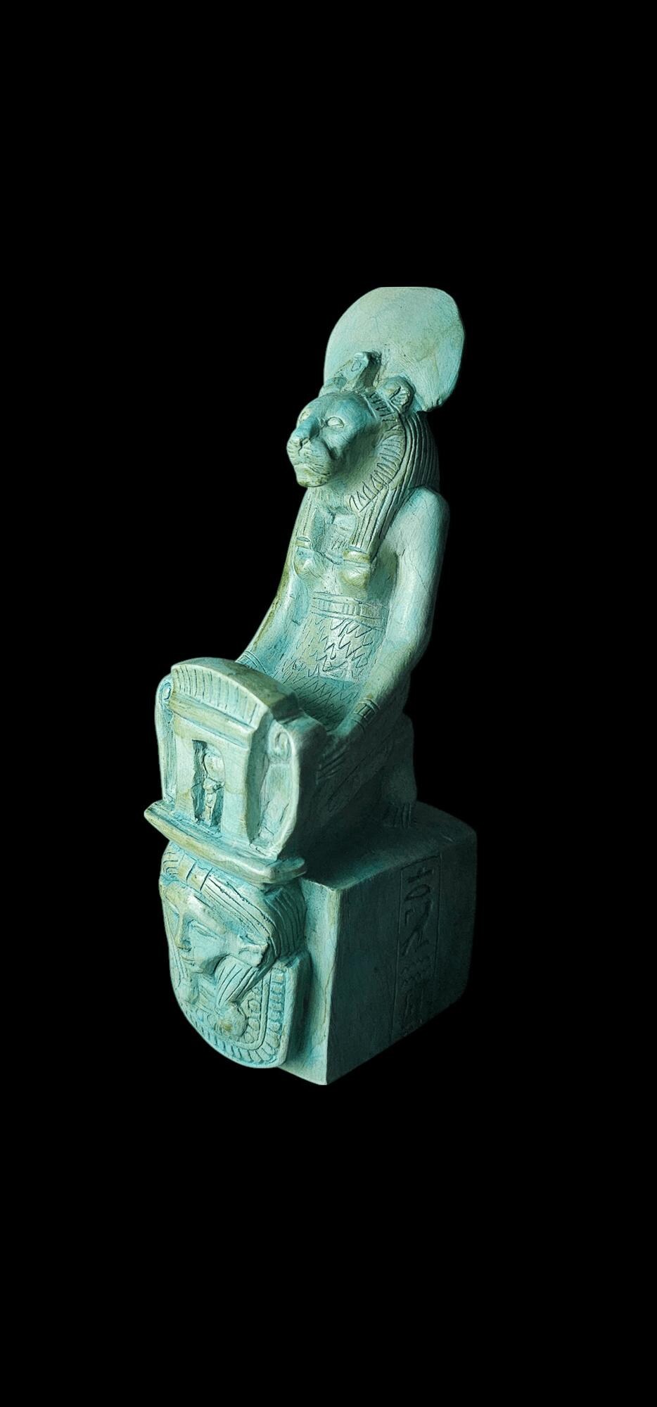 Egyptian Goddess Sekhmet and Hathor Art Print: Mythology Wall Decor - Etsy
