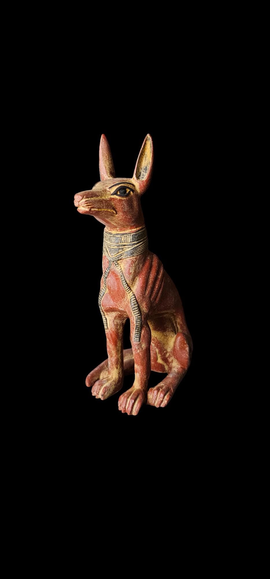 Mini Egyptian God Anubis Bust: Altar Statue - Etsy