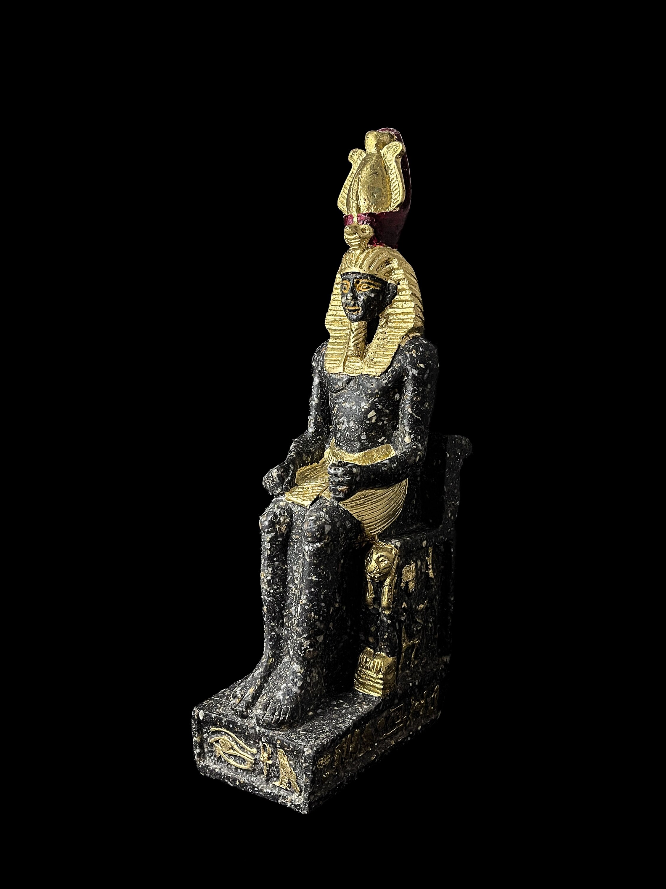 Handmade Egyptian King Ramses II Statue: Ancient Artifact Replica - Etsy