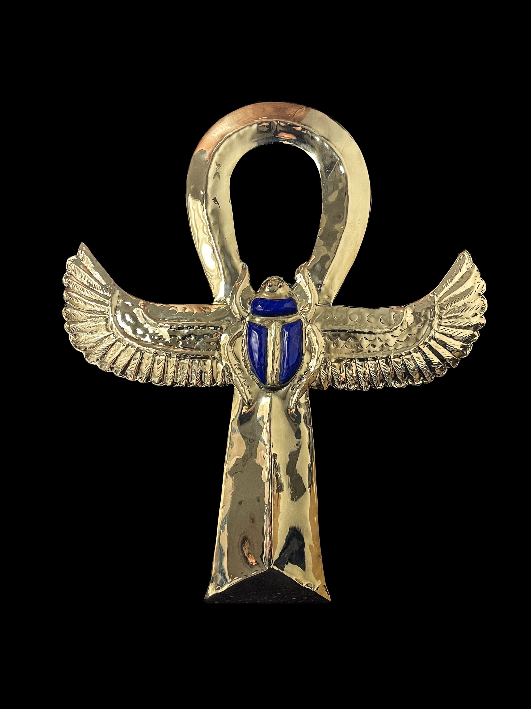 【エジプト現地購入・レア】アンク十字（生命の鍵）☥ インテリア／お守りにも Amazon.co.jp: エジプトファラオ アンク 生命の鍵 祭壇式