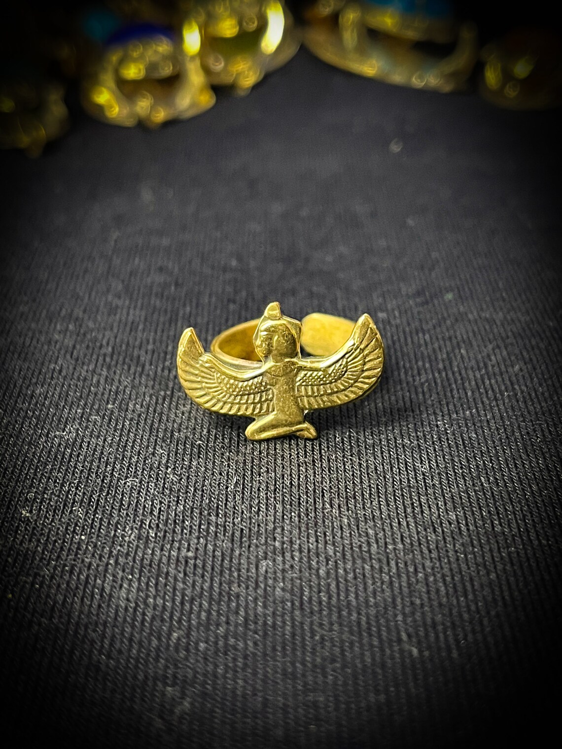Ancient Egyptian Goddess Isis Ring, Egyptian Rings, Hand Made Rings ...