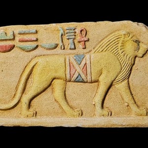 Ancient Egyptian Art reliefs made of stone, represent Egyptian mythology for Home decor, and Egyptian Wall Paintings.