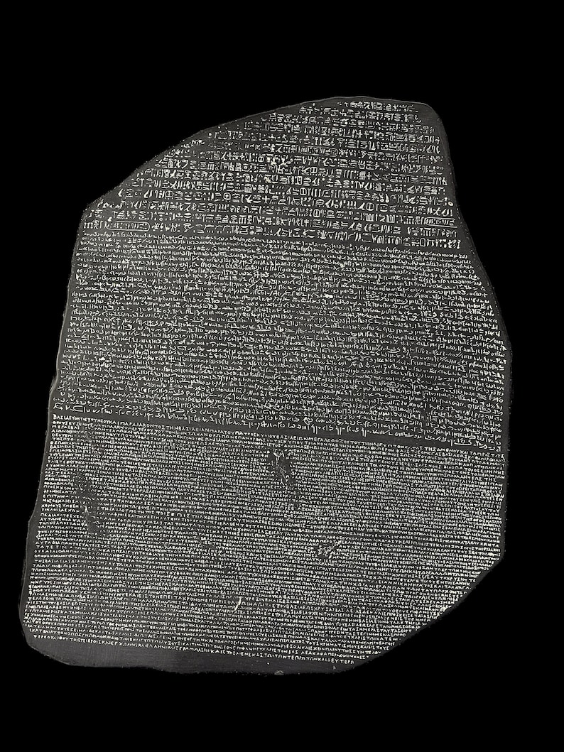 Rosetta Stone Replica: Ancient Egyptian Artifact - Etsy