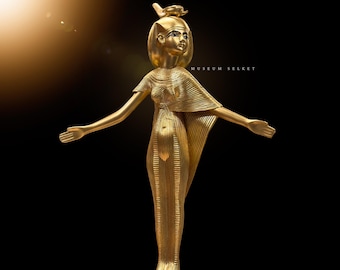 メトロポリタン美術館所蔵、エジプト復興様式、金製ウジャトの目ホルス 