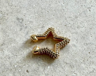 Star Earcuff - upper ear