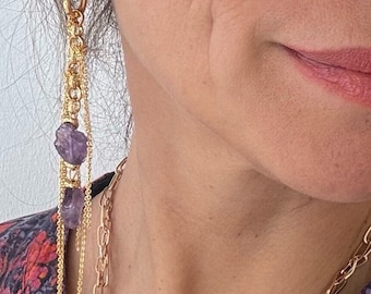 Amethyst Dangle Earrings