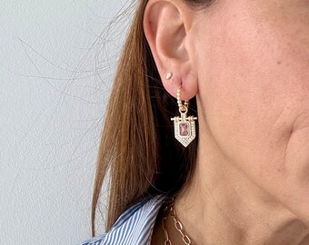 Joy Earrings - Pink