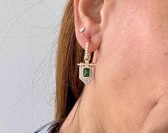 Joy Earrings - Green