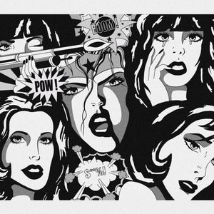 Many Women - Drawing on graphics tablet