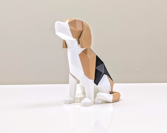 22 teiliges 3D-Puzzle in verschiedenen Farben: Hund