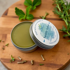 Nettle Salve: Handmade with Organic Stinging Nettle & Essential Oils