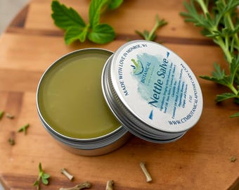 Nettle Salve: Handmade with Organic Stinging Nettle & Essential Oils