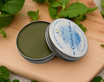 Organic Comfrey Salve: Handmade with Shea Butter & Ylang-Ylang