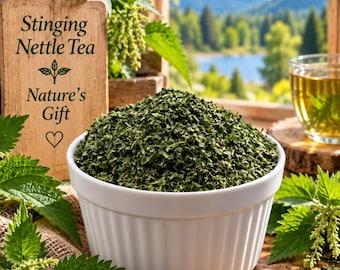 Stinging Nettle Tea | Urtica dioica | Dried Nettle Leaf | Homegrown & Hand-Harvested Herbal Tea