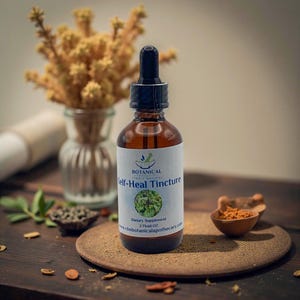 Self-Heal Tincture: Organically Home-Grown, Hand-Picked