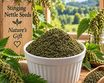 Stinging Nettle Seeds | Urtica dioica | Dried Whole Seeds | Homegrown | HandHarvested | Small Batch