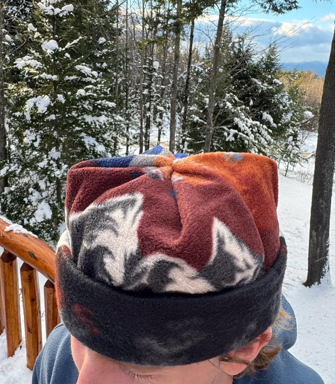Mountain fleece four point beanie | Custom Fit