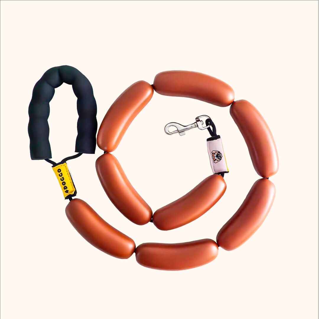 The hotdog Sausage Dog Leash 4DOGGO Who Says Etsy UK