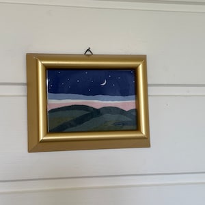 Vintage Noorse porsgrund porseleinen kunsttegelafbeelding Anne Marie Ødegård
