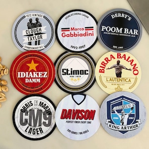 Derby County beer mats: Icons 2 collection