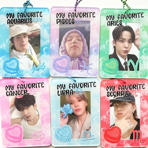 Porte-cartes photo Gâteau mon signe du zodiaque préféré