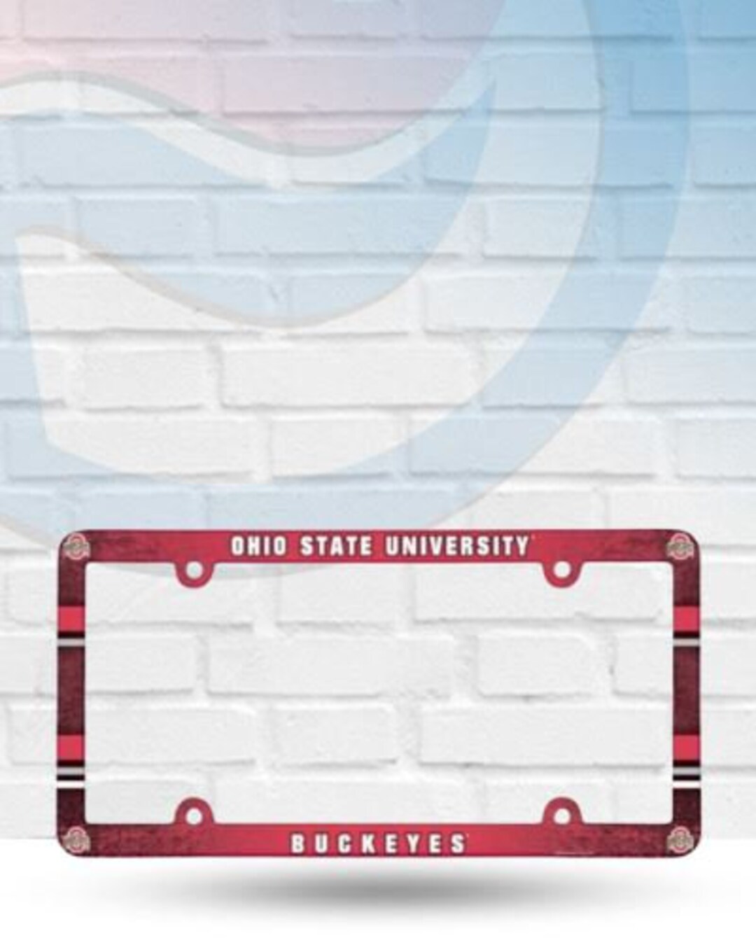 WinCraft NCAA Ohio State Buckeyes Plastic License Plate