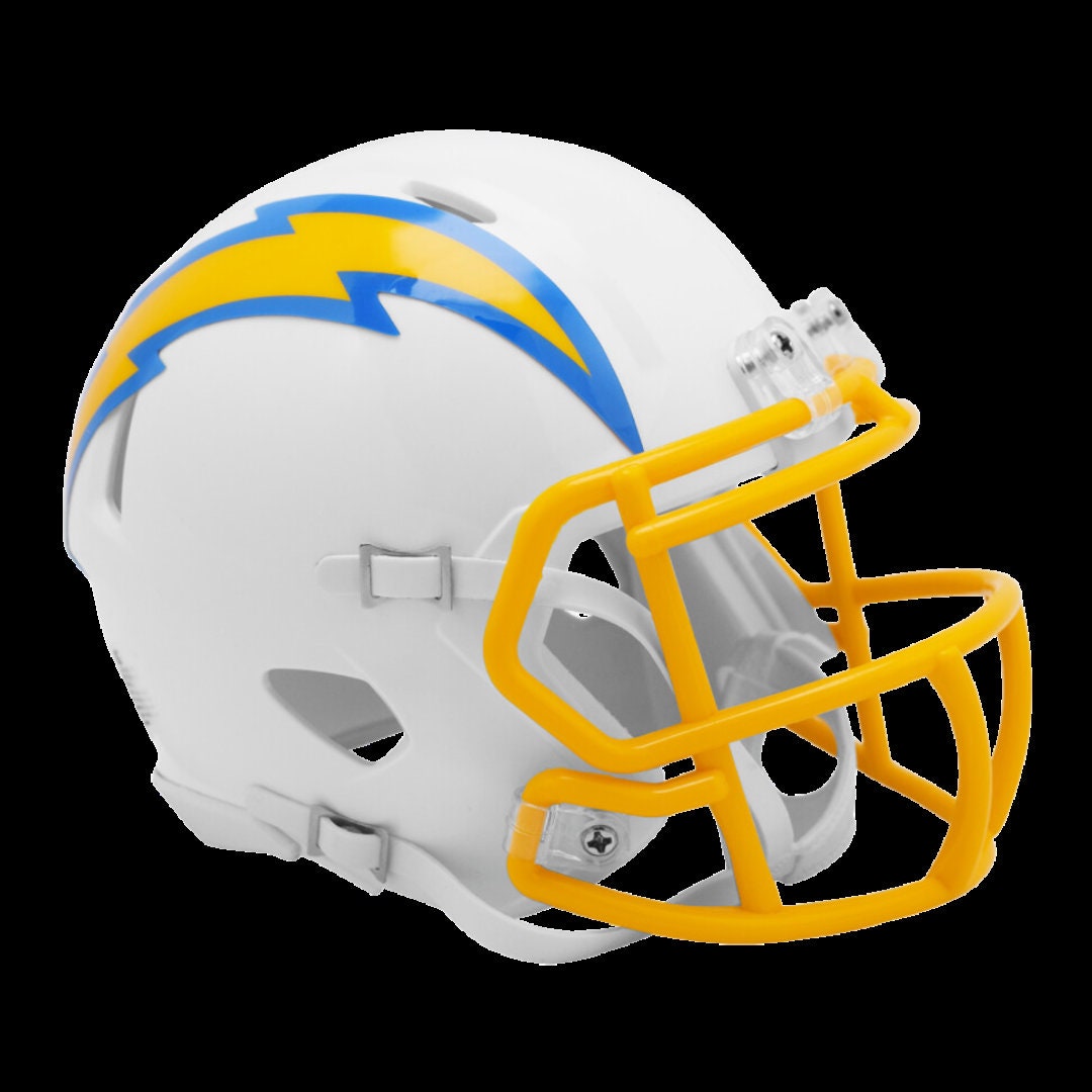 Los Angeles Chargers Speed Riddell Mini Football Helmet Etsy