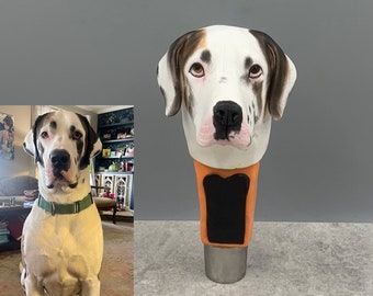 custom beer tap handles, personalized dog head taps, custom bubble head taps, custom beer gifts