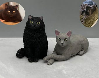 Gepersonaliseerde kat taart topper - kat bruidstaart topper - kattenliefhebber verjaardag - bruidstaart topper - huisdier taart topper