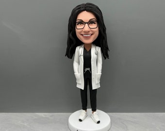 Personalisierte benutzerdefinierte Bobbleheads, Bobblehead Geschenke für Ärzte, personalisierte Bobblehead Figuren für Ärzte