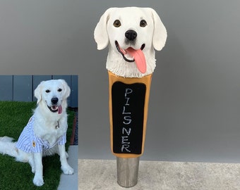 Manijas de grifo de cerveza personalizadas, grifos con cabeza de perro personalizados, grifos con cabeza de burbuja personalizados, regalos de cerveza personalizados