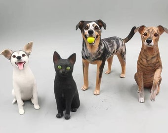 Personalized Dog Cake Topper, Custom Pet Figurines, Polymer Clay - Etsy