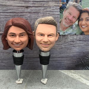 Personalized Wine Cork - Custom Wine Stopper Wedding Favors, Wine Cork Custom Wine Stopper, Custom Dog Head Wine Stopper
