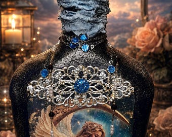 Celestial Angel Altered Bottle