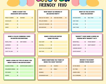 Easter Family Feud Game: Printable Trivia (PDF)