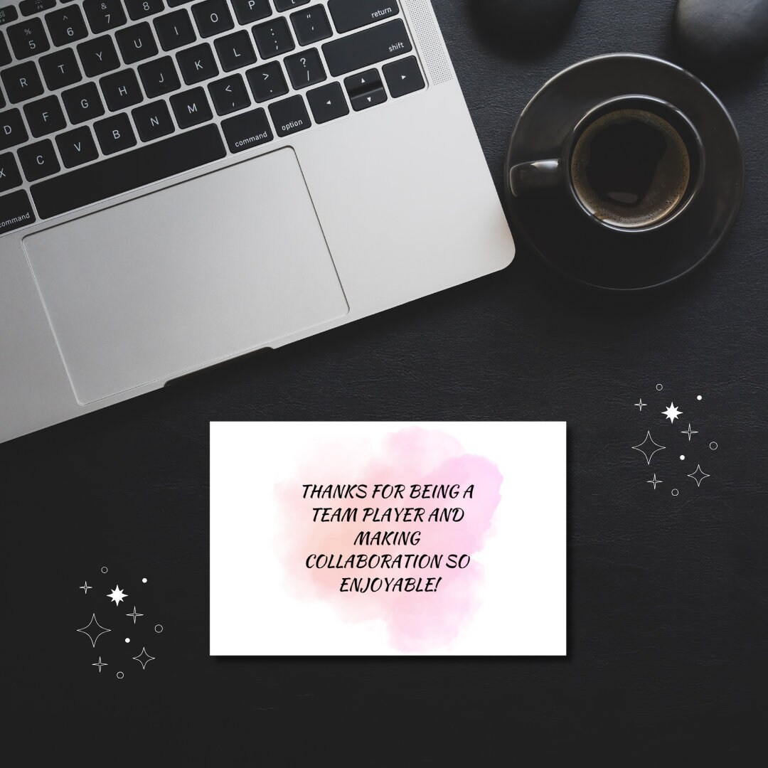 Employee Appreciation Cards: Printable Thank You Notes (digital ...