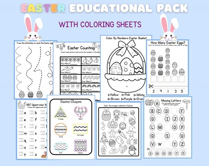 Printable Easter Activity Bundle | Easter Games and Activities for Kids ...