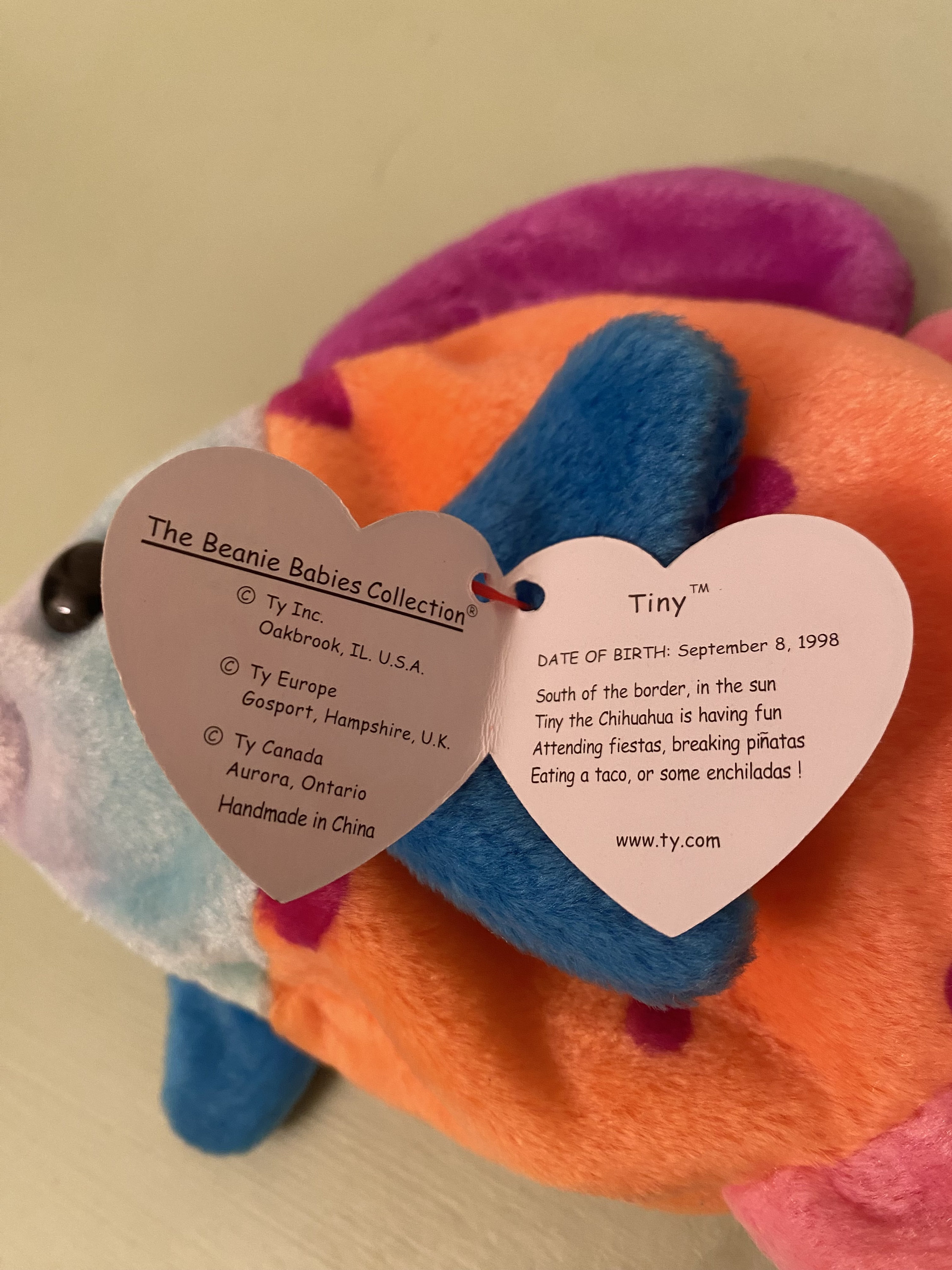 Extremely Rare TY Beanie Babies Lips the Fish With Rare Errors Etsy